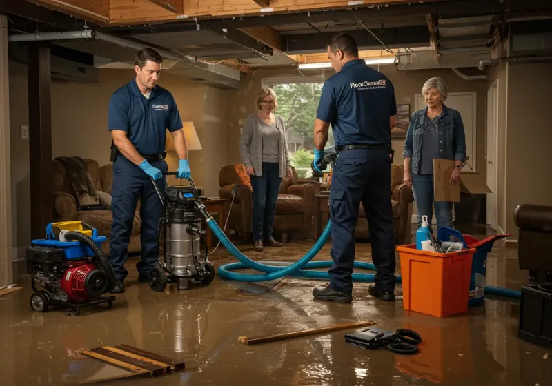 Basement Water Extraction and Removal Techniques process in Roanoke, IN