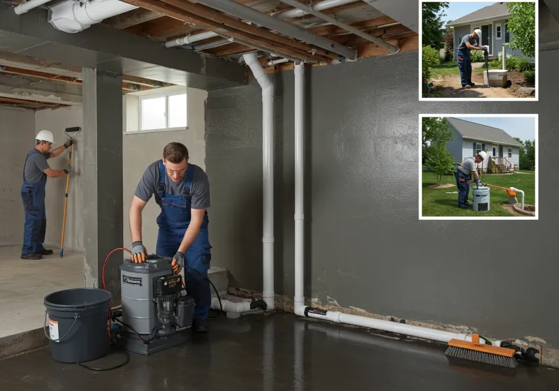 Basement Waterproofing and Flood Prevention process in Roanoke, IN